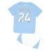 Maillot de foot Manchester City Josko Gvardiol #24 Domicile vêtements enfant 2023-24 Manches Courtes (+ pantalon court)